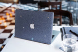 Glitter MACBOOK Case / Cover Air Pro Bedazzled Bling 11" 12" 13" 15" 16" Grayish Blue Sparkly Shinny Bejeweled Bedazzled Bling Stylish