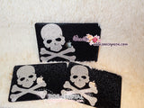 Bling and Stylish MACBOOK Pro / Air / Retina  Black Crystal CASE with Skull