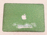 MACBOOK Air Pro Case / Cover w Rhinestone Crystal Random Sizes Emerald Bejeweled Shinny Sparkly Gitter