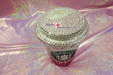 Bedazzled BLING STARBUCKS Coffee Cup / Mug / Tumbler Glitter Sparky Shinny w Swarovski Crystal Rhinestone Diamond Fading Pink bejeweled Zoe