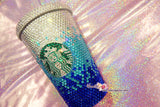 Bedazzled BLING STARBUCKS Coffee Cup / Mug / Tumbler Glitter Sparky Shinny with Swarovski Crystal Rhinestone Diamond Bejeweled Zoe