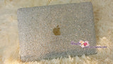 MACBOOK Air Pro Case Cover Kim Kardashian Kylie Jenner Strass Glitter Sparkly Shinny Bedazzled Clear White Crystal Rhinestone