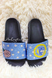 Customize Your SANDALS SLIDES Slippers in Summer Beach, Wedding, Fashion, Vacation w Bling Bedazzled Swarovski Rhinestones - Shinny Sparkly