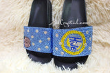 Customize Your SANDALS SLIDES Slippers in Summer Beach, Wedding, Fashion, Vacation w Bling Bedazzled Swarovski Rhinestones - Shinny Sparkly