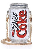 Fashionable and Bling Diet Coke Clutch - Bridal / Bridesmaid / Wedding Clutch / Evening bag - wedding prom festival fashion party