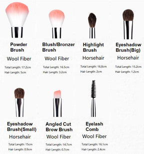 NEW BLING Makeup Comestic powder Brushes Beauty Bedazzled with Rhinestones / Swarovski Foundation