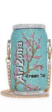 Fashionable and Bling Arizona Tea Clutch - Bridal / Bridesmaid / Wedding Clutch / Evening bag - wedding prom festival fashion party