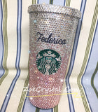BLING STARBUCKS Coffee Cold  Cup / Mug / Tumbler with Swarovski Crystal Rhinestone Shane Dawson Morgan Adams Ryland Adams Trisha Paytas