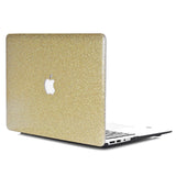 Glitter MACBOOK Case / Cover Air Pro Bedazzled Bling 11" 12" 13" 15" 16" Light Gold Sparkly Shinny Bejeweled Bedazzled Bling Stylish