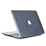 Glitter MACBOOK Case / Cover Air Pro Bedazzled Bling 11" 12" 13" 15" 16" Grayish Blue Sparkly Shinny Bejeweled Bedazzled Bling Stylish
