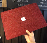 Glitter MACBOOK Case / Cover Air Pro Bedazzled Bling 11" 12" 13" 15" 16" Red Sparkly Shinny Bejeweled Bedazzled Bling Stylish Strass Elegant