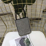 Fashionable and Fully Bling Shoulder Handbag covered with Bedazzled Crystal Rhinestone for Fashion and Luxury superb sparkly shinny glittery