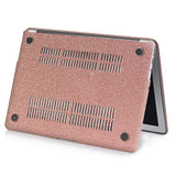 Glitter MACBOOK Case / Cover Air Pro Bedazzled Bling 11" 12" 13" 15" 16" Light Rose Gold Sparkly Shinny Bejeweled Bedazzled Bling Stylish