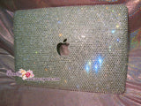 MACBOOK Case / Cover CELEB Kim Kardashian Kylie Jenner in Silver Crystal Rhinestone (Air / Pro) Glittering Sparkly Shinny