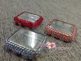 Apple Watch Bedazzled Bling Case Protector Cover w Colorful Glitter Strass Shinny Sparkly Glowing Embelished Swarovski Crystal Rhinestone