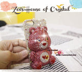 Czech/ Swarovski 3D CARE BEAR Crystal Cell Phone Case - Available for Samsung Galaxy S4 case