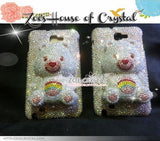 Czech/ Swarovski 3D CARE BEAR Crystal Cell Phone Case - Available for Samsung Galaxy S4 case