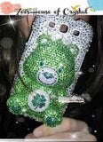 Czech/ Swarovski 3D CARE BEAR Crystal Cell Phone Case - Available for Samsung Galaxy S4 case