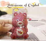 Czech/ Swarovski 3D CARE BEAR Crystal Cell Phone Case - Available for Samsung Galaxy S4 case