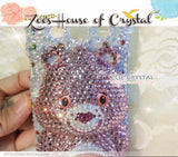 Czech/ Swarovski 3D CARE BEAR Crystal Cell Phone Case - Available for iPhone Xs, Xr and Xs Max