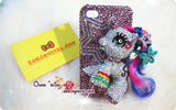 Czech/ Swarovski My Little Pony or UNICORN BLING Crystal 3D Cell Phone Case