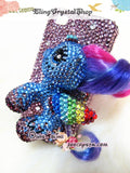 Czech/ Swarovski My Little PONY or Unicorn BLING Crystal 3D Cell Phone Case