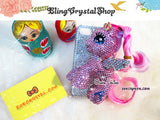 Czech/ Swarovski My Little Pony / Little Pegasus BLING Crystal 3D Cell Phone Case