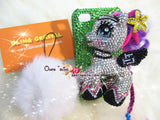 Czech/ Swarovski My Little PONY / Little Pegasus BLING Crystal 3D Cell Phone Case