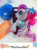 Czech/ Swarovski My Little PONY with Skirt 3D BLING Crystal  Cell Phone Case