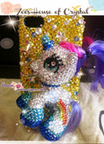 Czech/ Swarovski My Little Pony or UNICORN BLING Crystal 3D Cell Phone Case