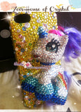 Czech/ Swarovski My Little Pony or UNICORN BLING Crystal 3D Cell Phone Case