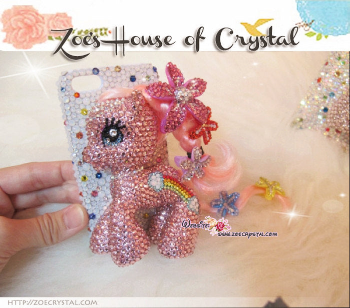 Swarovski elements My Little Pony 3D Bling Crystal Cell Phone Case