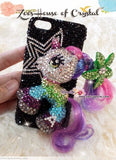 Czech/ Swarovski My Little Pony or UNICORN BLING Crystal 3D Cell Phone Case