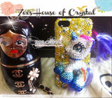 Czech/ Swarovski My Little Pony or UNICORN BLING Crystal 3D Cell Phone Case