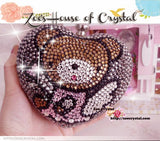 Stylish Bling and Sparkly Crystal Clutch with Little Angle- Bridal / Bridesmaid / Wedding Clutch