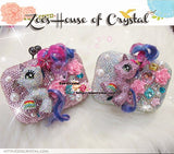 Bling and Sparkly Crystal Clutch with Pink MY LITTLE PONY