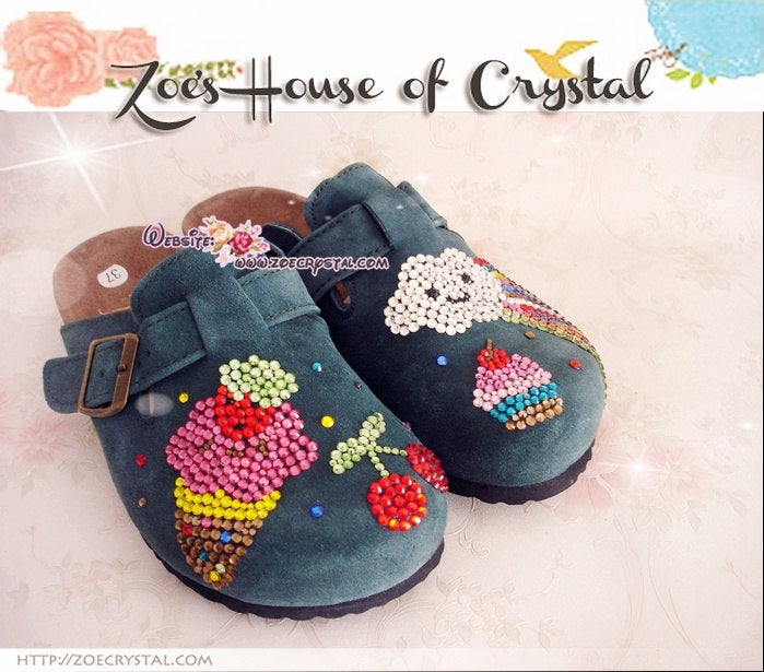 Promtion: 10% off Casual Style Bling and Sparkly Clogs / Sandals with Sweet Style