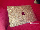 MACBOOK Air Pro Case Cover Clear White Swarovski Crystal Rhinestone Strass Glitter Sparkly Shinny Bejeweled