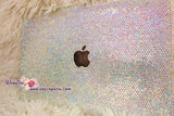 MACBOOK Case Cover Celeb Kim Kardashian Kylie Jenner w Bedazzled Sparkly Shinny Glittery Bling Rainbow Crystal Rhinestone